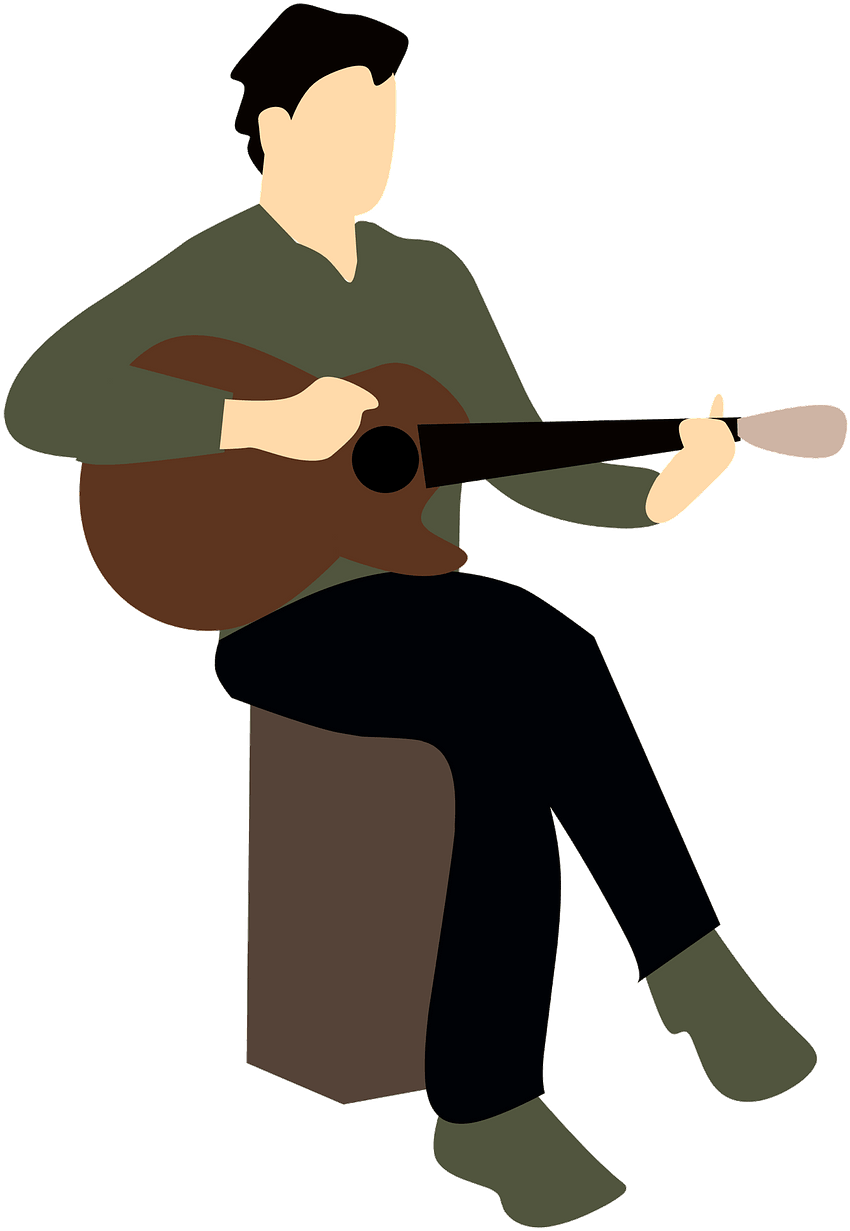 Musical Music Guitar Free Image On Pixabay Clipart (720x720), Png Download