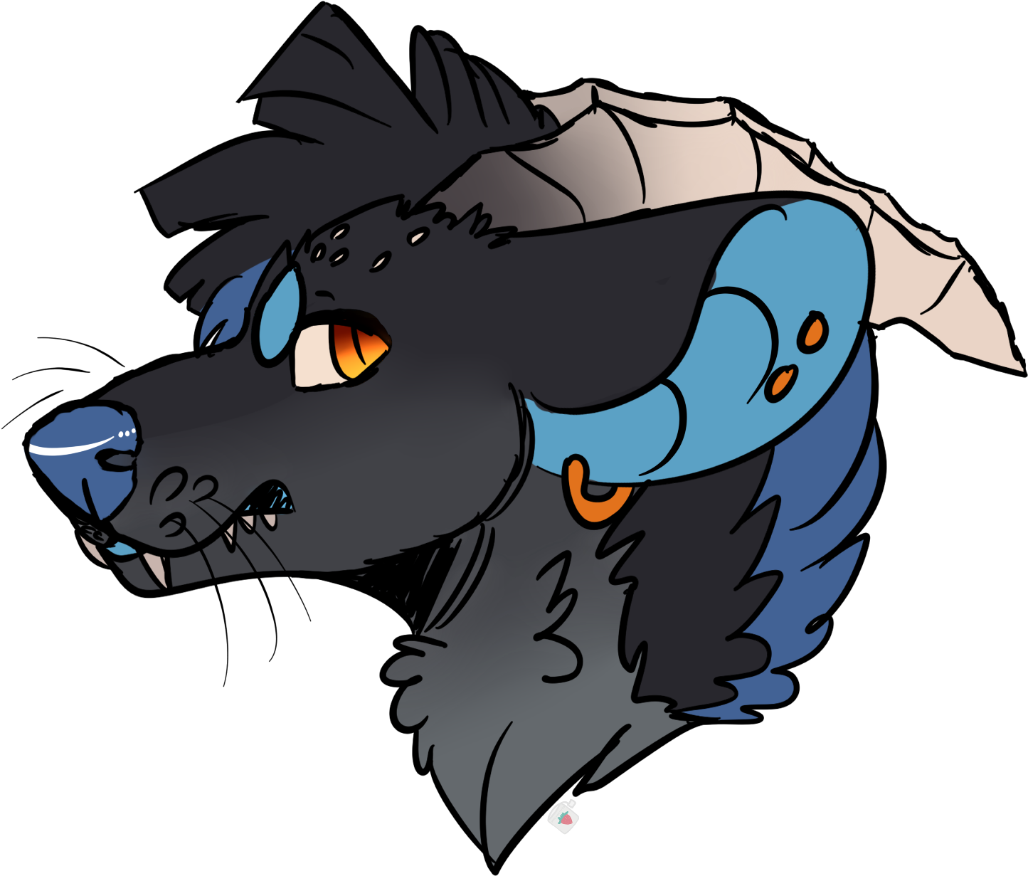 Opossum Morphed Clipart (1510x1284), Png Download