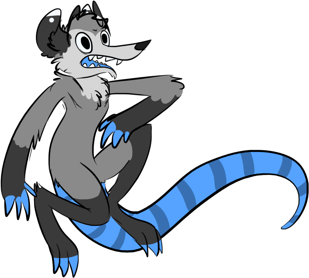 Opossum Clipart (1024x925), Png Download