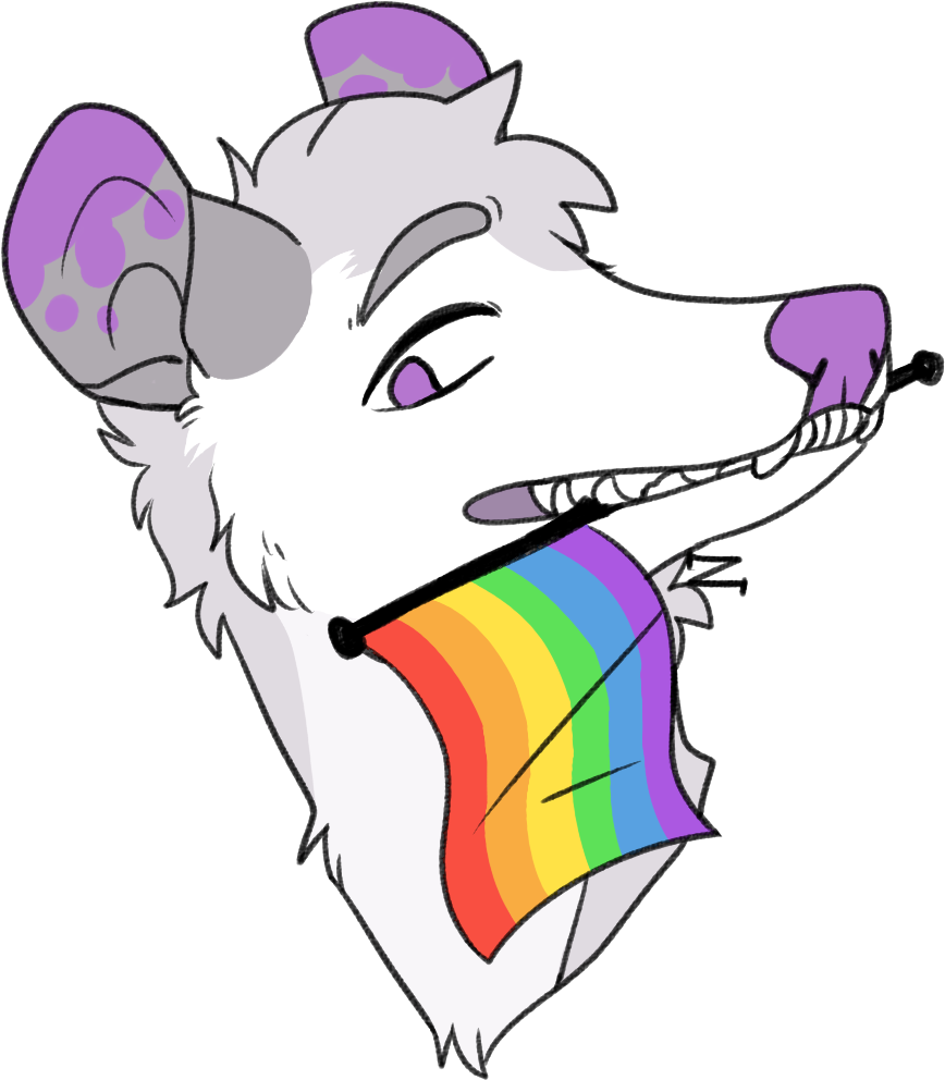Opossums Can Be Gay [zachriel] Clipart (879x996), Png Download