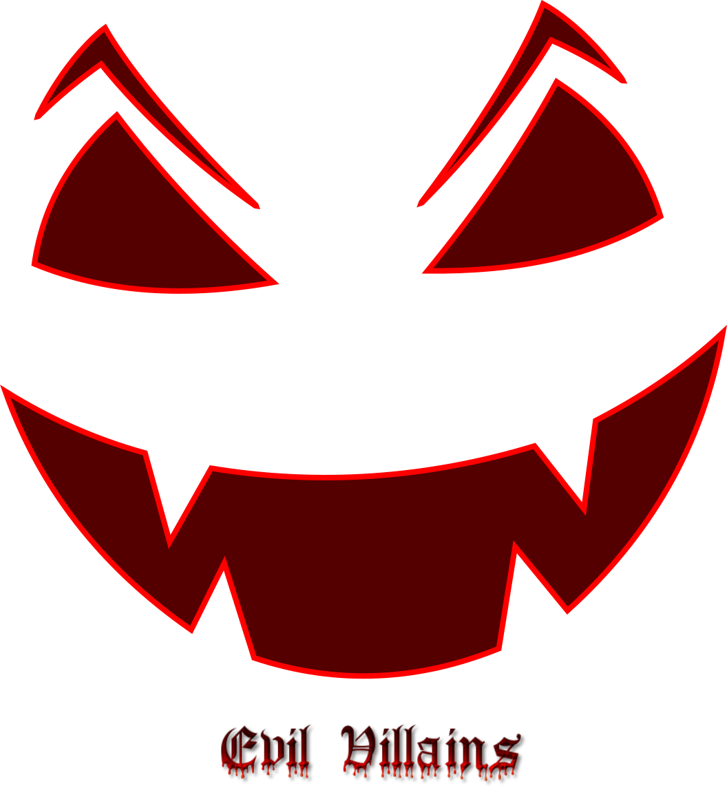 Evil Villains Logo Clipart (1056x1145), Png Download