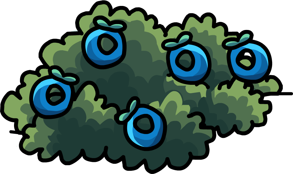 O'berry Bush In-game 3 Clipart (940x558), Png Download