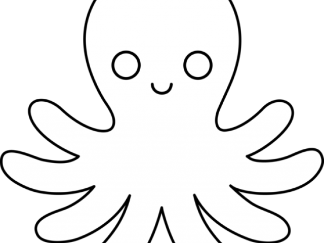 Octopus Clipart Marine Animals - Png Download (640x480), Png Download