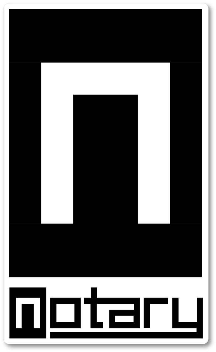 The Notary Decal Cncf Store Clipart (1200x1200), Png Download