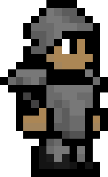 Terraria Custom Pixel Art S Clipart (910x1170), Png Download
