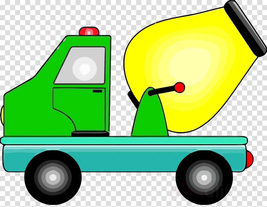 Truck Cartoon Clipart Motor Vehicle Car Clip Art - Png Download (900x700), Png Download