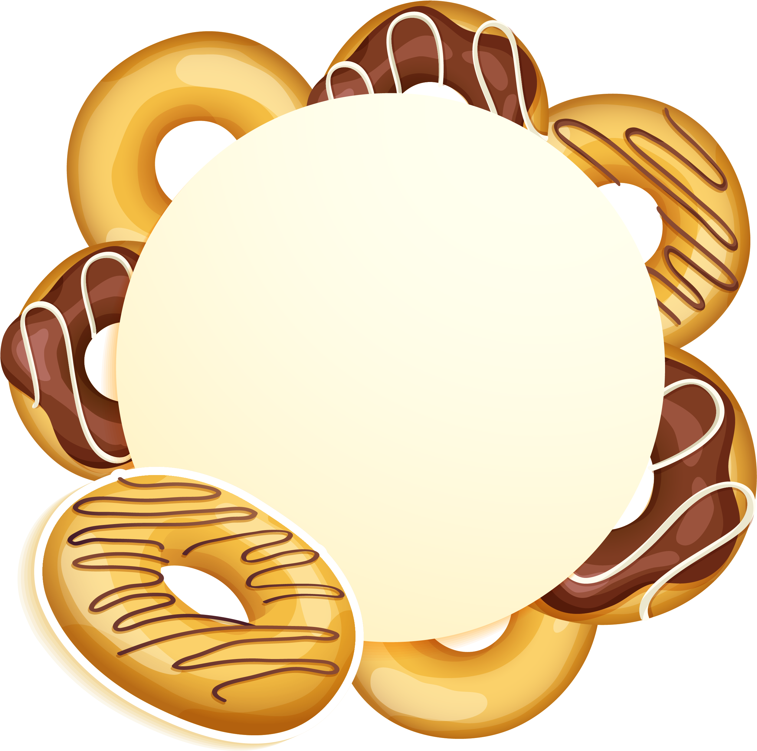 Jpg Free Library Cookie Yellow Simple Biscuits Circle Clipart (2501x2503), Png Download