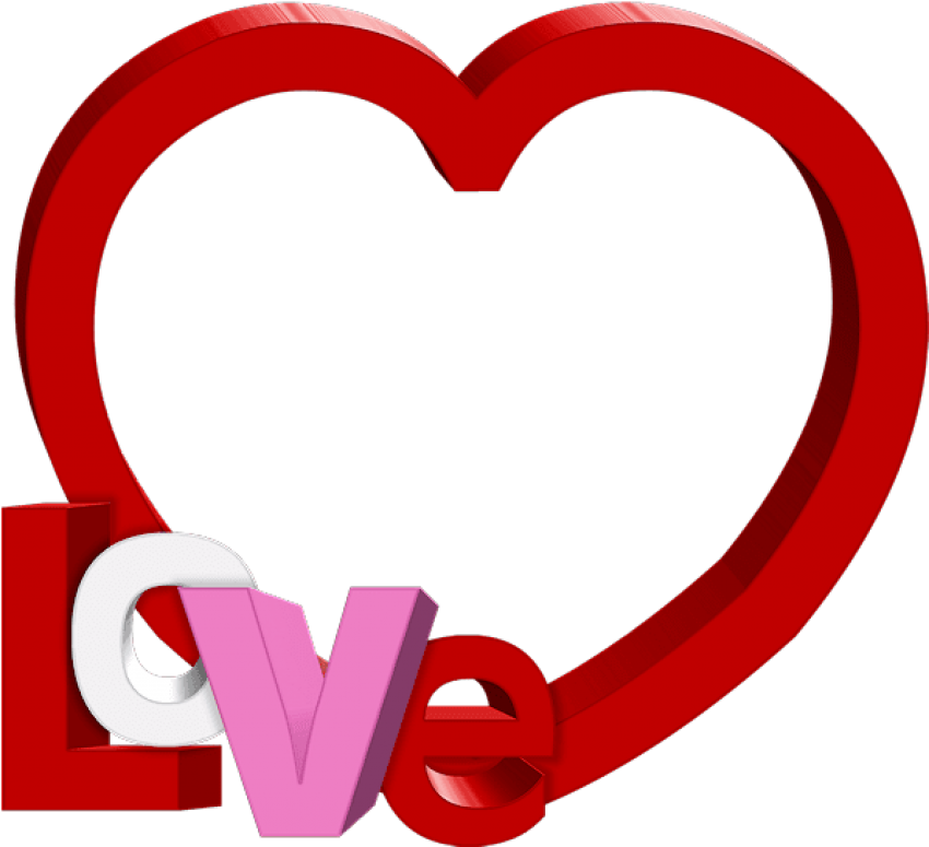 Valentines Day Frame Png Image Clipart (650x650), Png Download