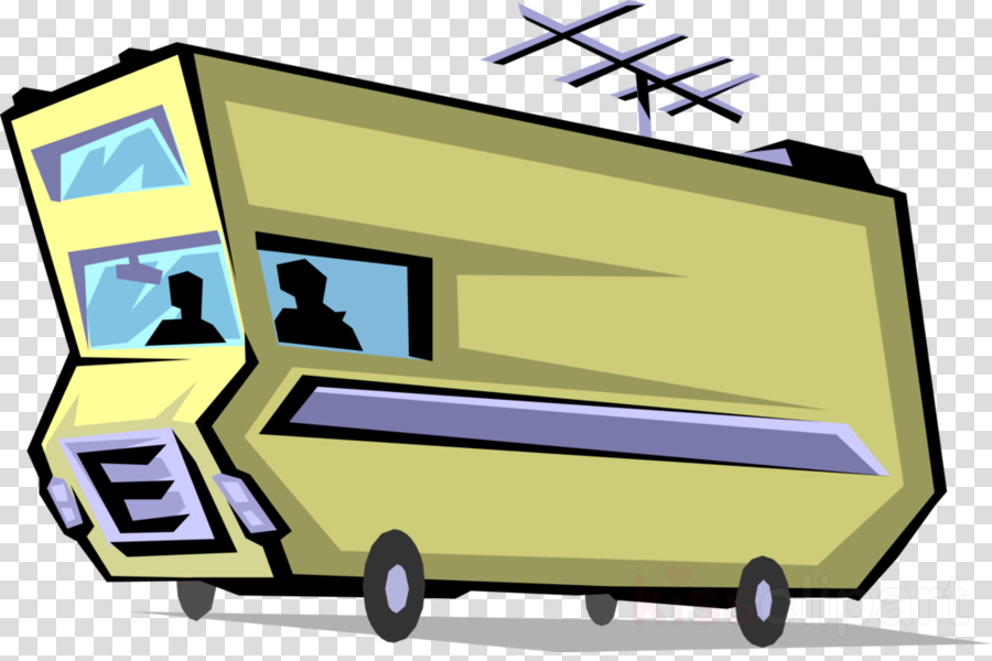 Cartoon Clipart Casa Del Cocinero Campervans Accommodation - Png Download (900x600), Png Download