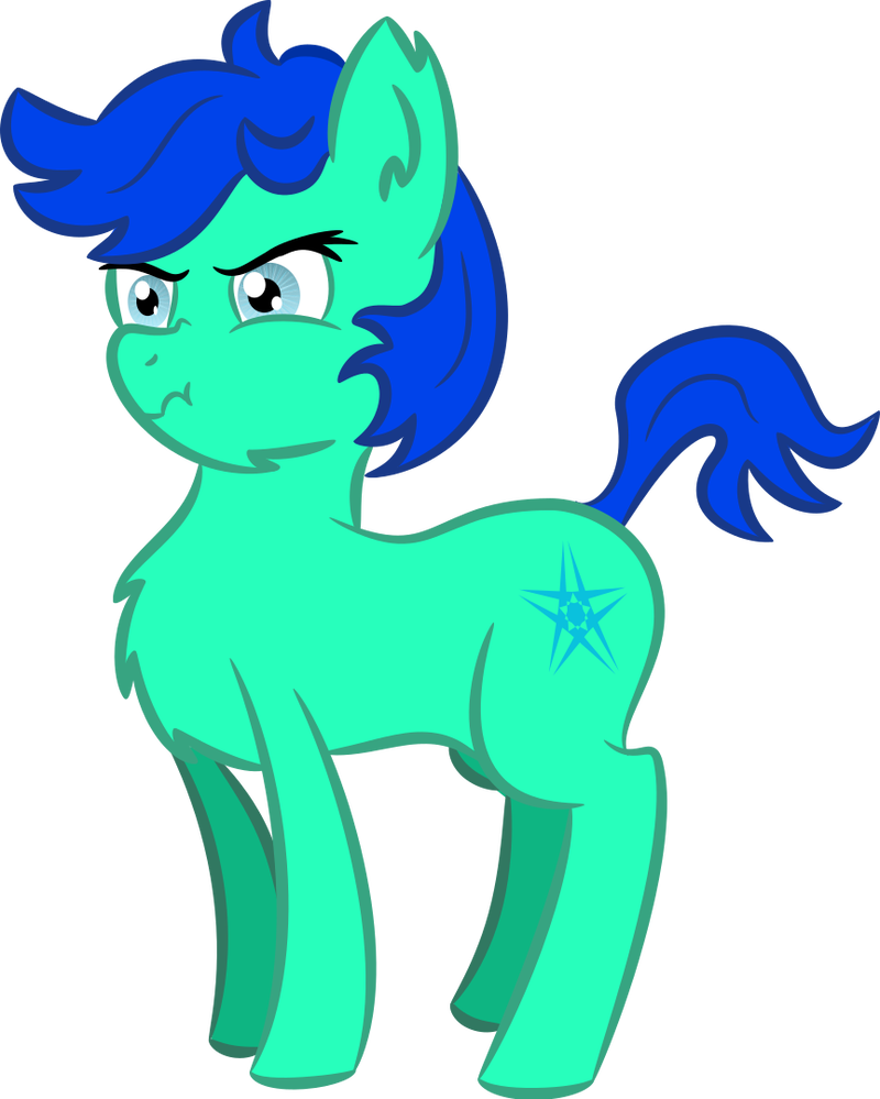Happy Pony Making A Face By Mr Pony Man Clipart (800x999), Png Download