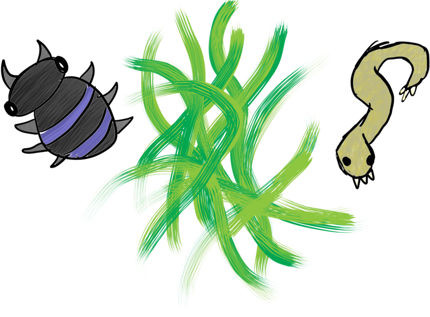 Decomposer Drawing Plant Clipart (1057x755), Png Download
