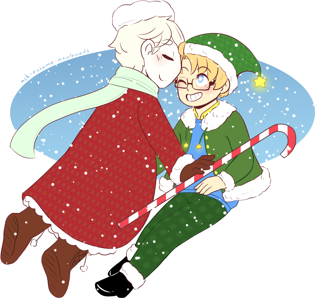 My Secret Santa Gift To Bxbblesqxid Who Wanted Something Clipart (1258x1243), Png Download