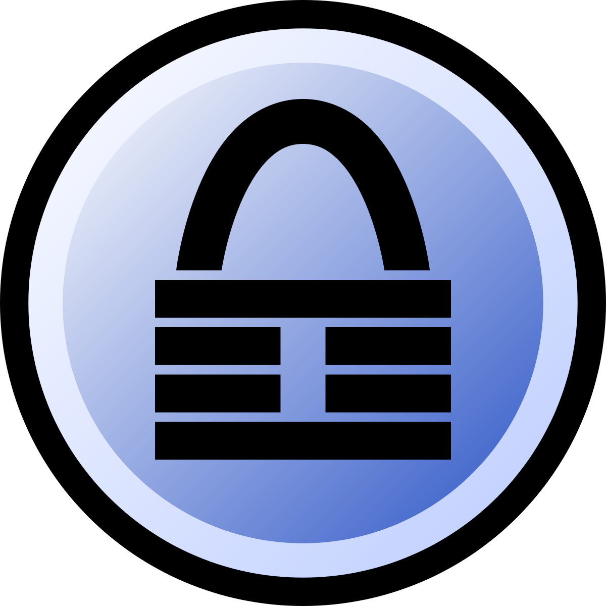 Keepass Wikipedia Confused Person Icon Thinking Icon Clipart (1200x1200), Png Download