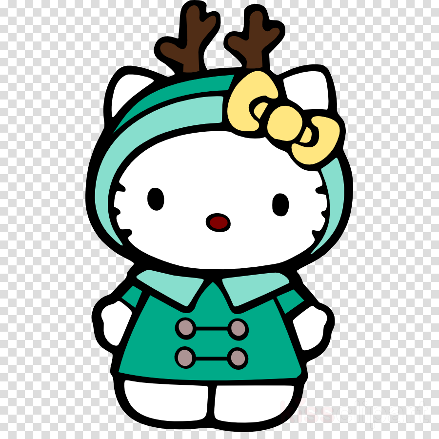Hello Kitty Christmas Png Clipart Hello Kitty Drawing Transparent Png (900x900), Png Download