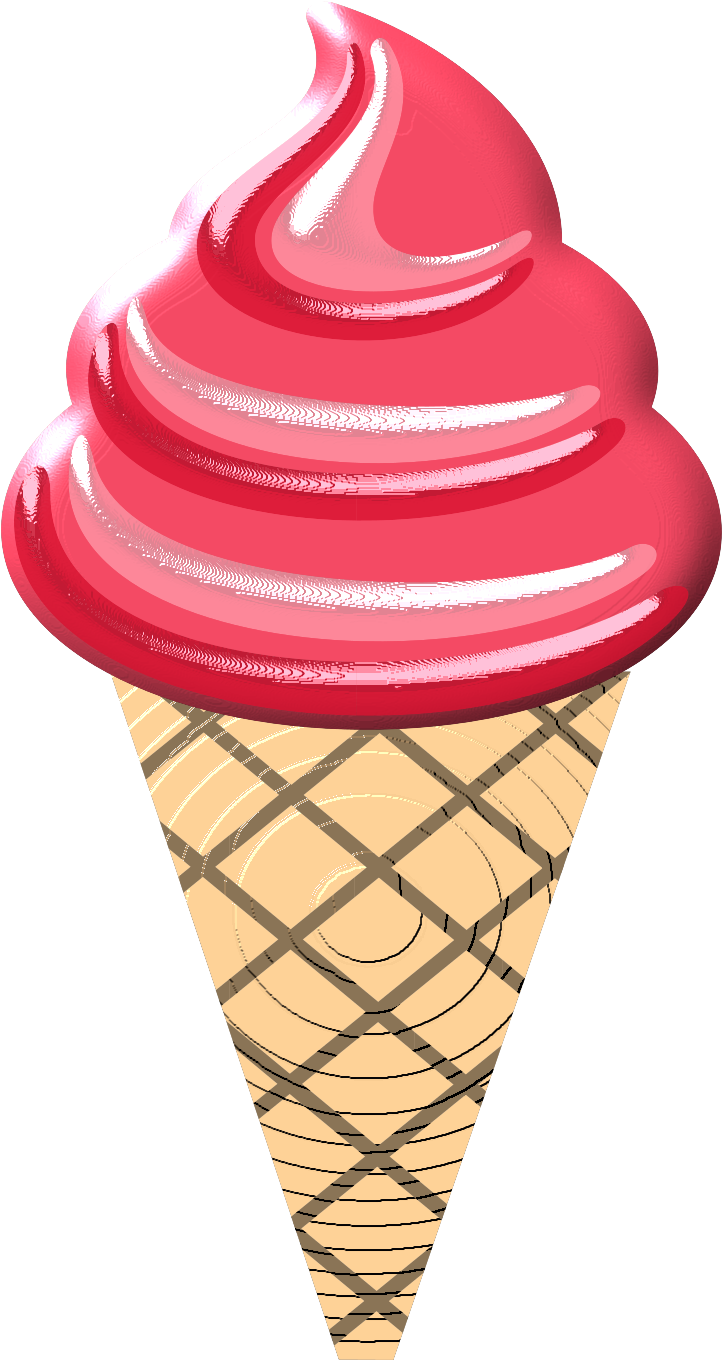 Ice Cream, Clip Art, Sweet Pastries, Conch Fritters, - Ice Cream - Png Download (865x1500), Png Download