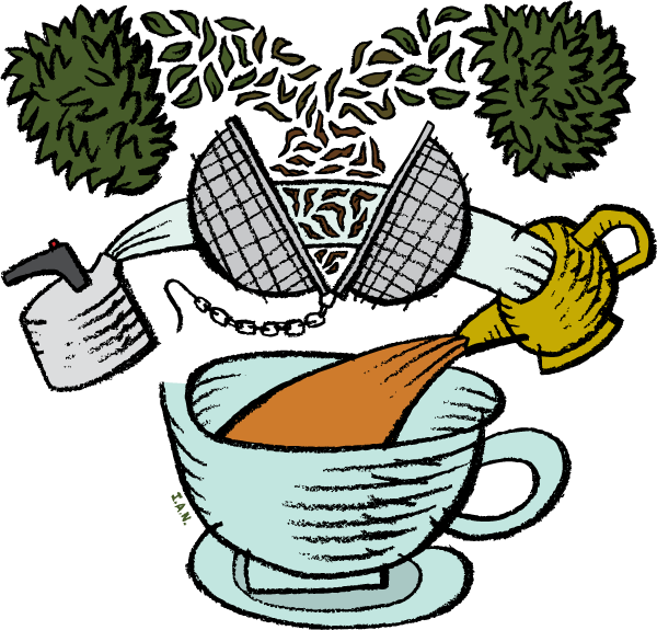 They Travel Far And Wide Throughout The World's Tea-producing Clipart (600x575), Png Download