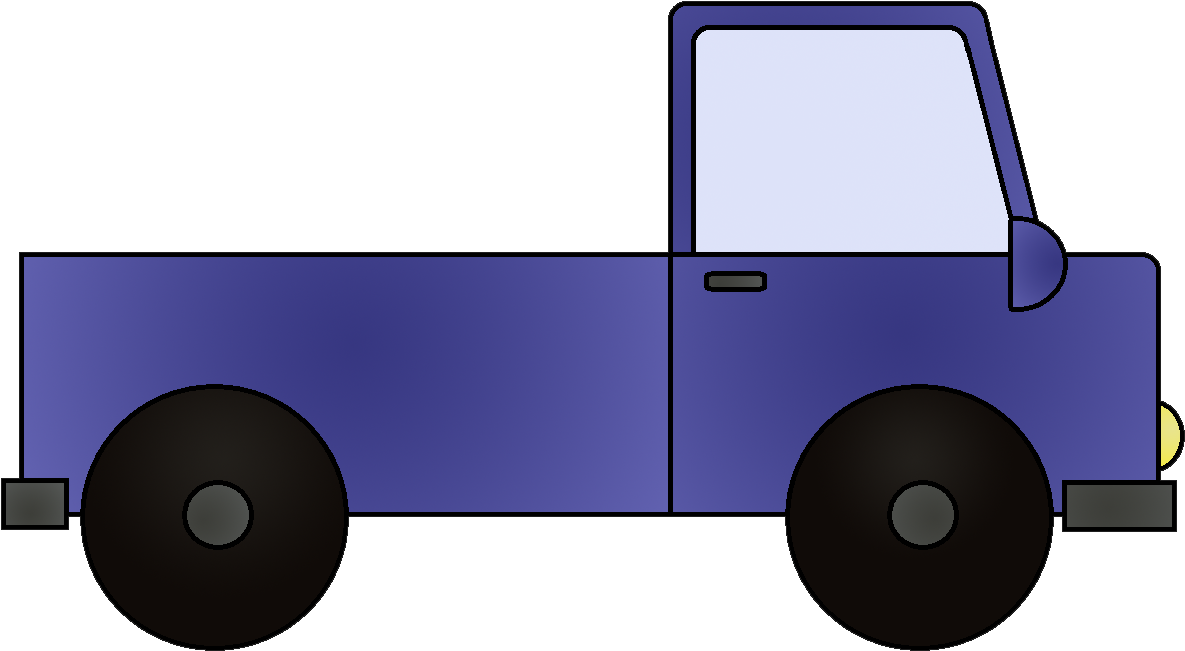 Mail Truck Clipart - Cartoon Truck Transparent Background - Png Download (830x469), Png Download