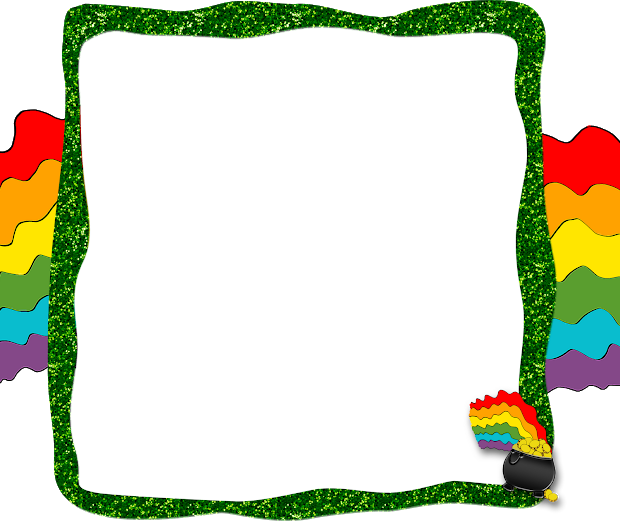 Rainbow Border Clip Art - Clip Art - Png Download (620x522), Png Download