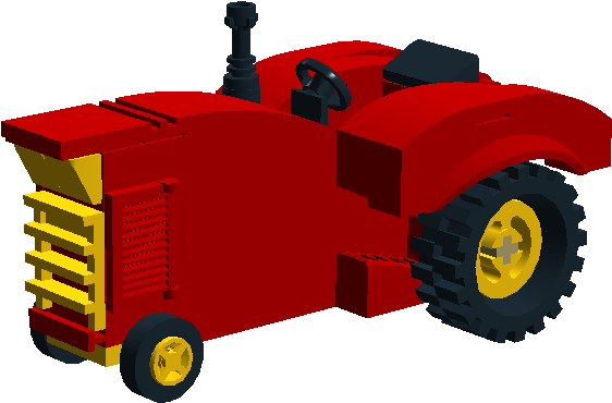 Crops Clipart Tractor - Tractor - Png Download (1355x709), Png Download