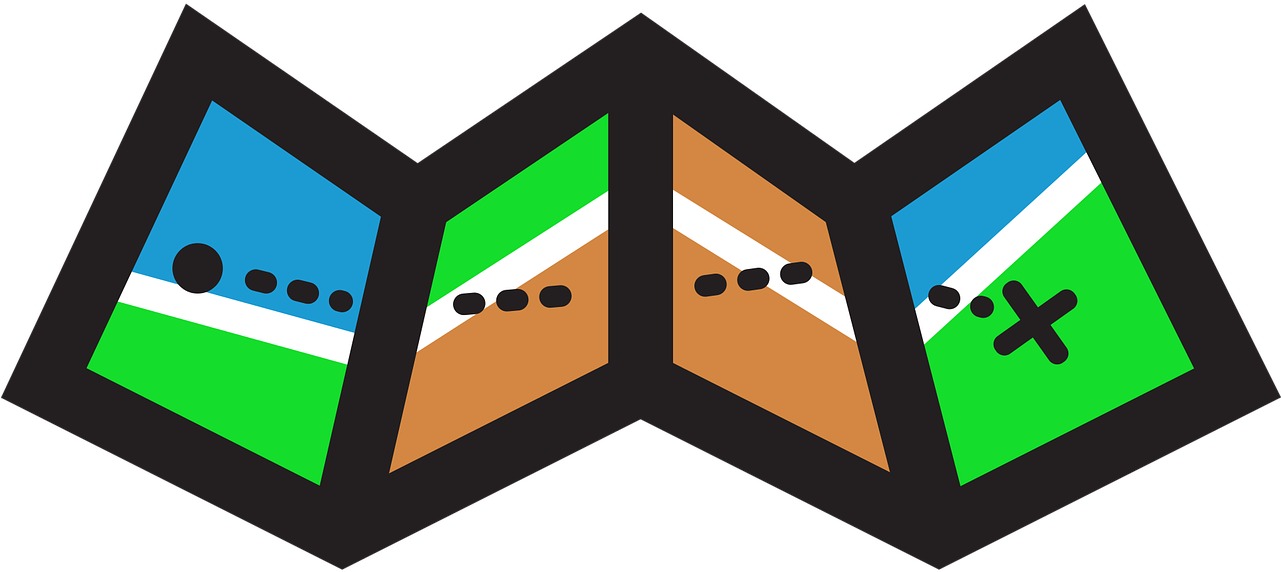 Outdoor Navigation Für Wanderer - Map Clipart (1280x640), Png Download