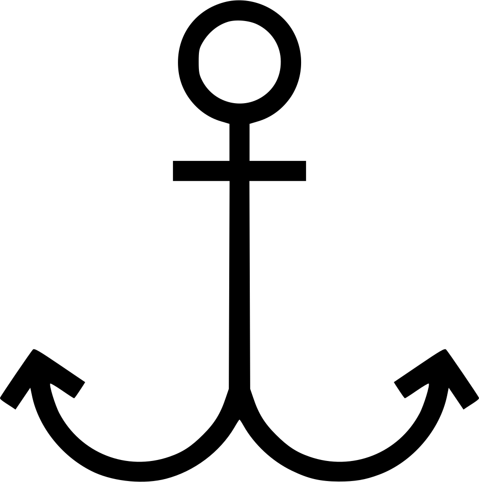 Jpg Transparent Library Anchor Clip Shaded - Png Download (980x986), Png Download