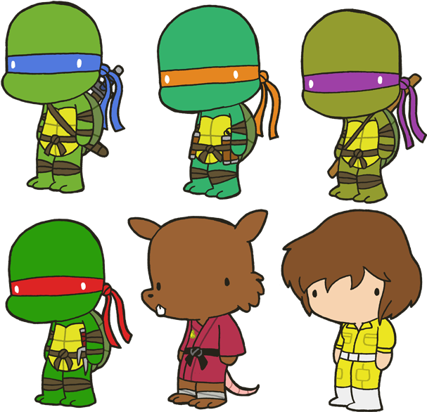 Ninja Turtles Clipart Cowabunga - Teenage Mutant Ninja Turtles - Png Download (610x625), Png Download