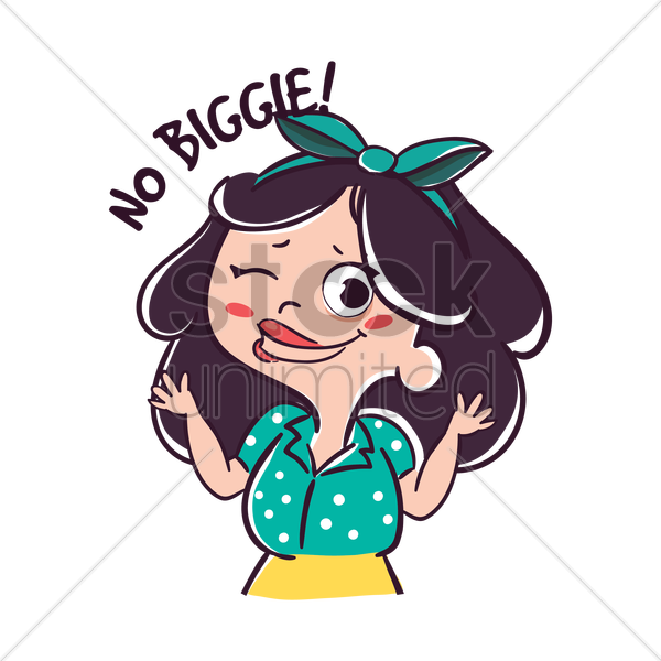 No Biggie Clipart Clip Art - Cartoon - Png Download (600x600), Png Download