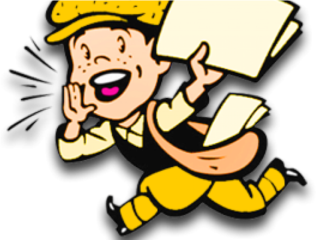 Newspaper Clipart Extra Extra Read All About It - Extra Extra Read All - Png Download (640x480), Png Download