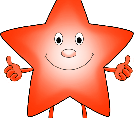 Cartoon Clipart Van - Cartoon Colorful Star Clipart - Png Download (640x480), Png Download