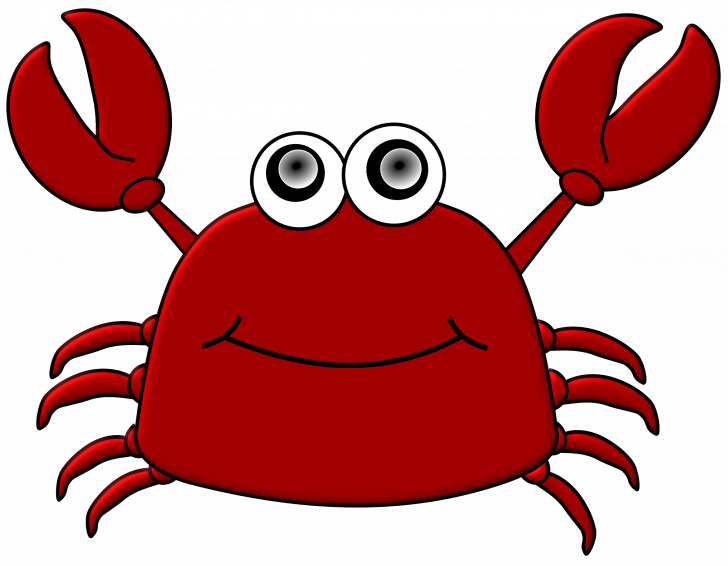 Crab Cartoon Clipart Crab Cartoon Clip Art - Clip Art Crab - Png Download (728x566), Png Download