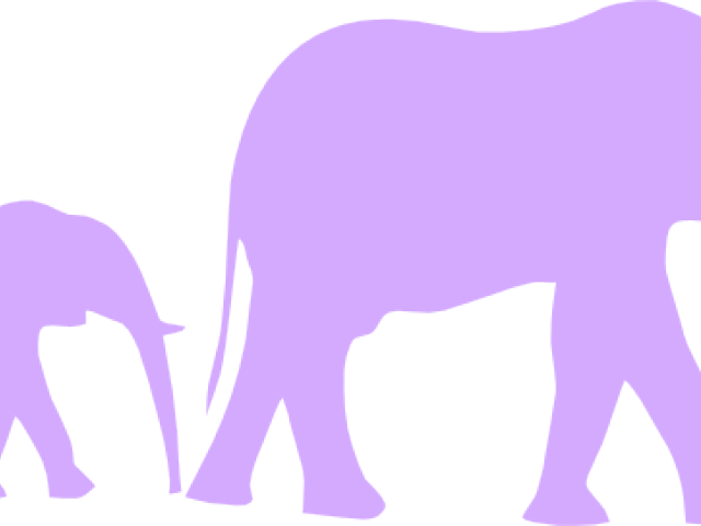 Elephant Silhouette Clipart (640x480), Png Download