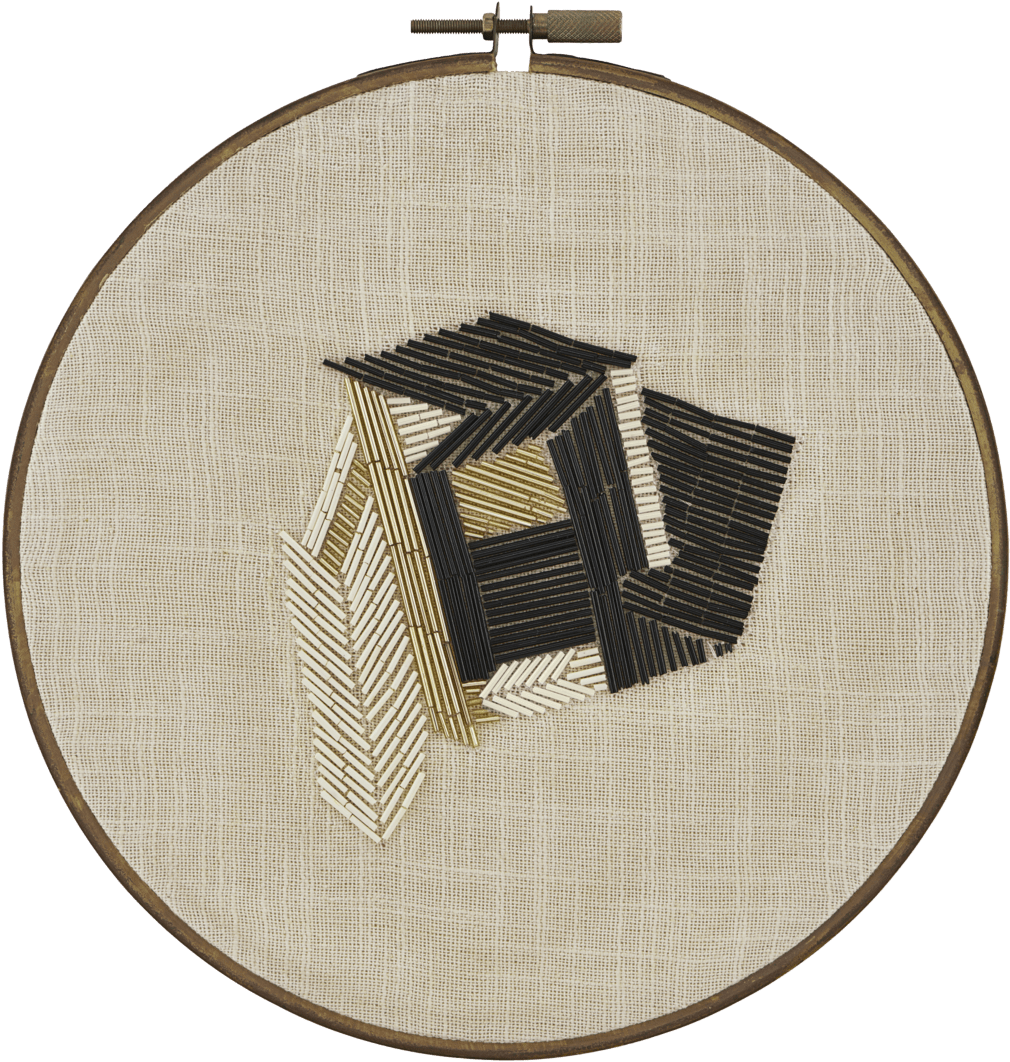 Kruhová Dekorace Na Stěnu Beads - Beads Wall Decoration House Doctor Clipart (1200x1200), Png Download