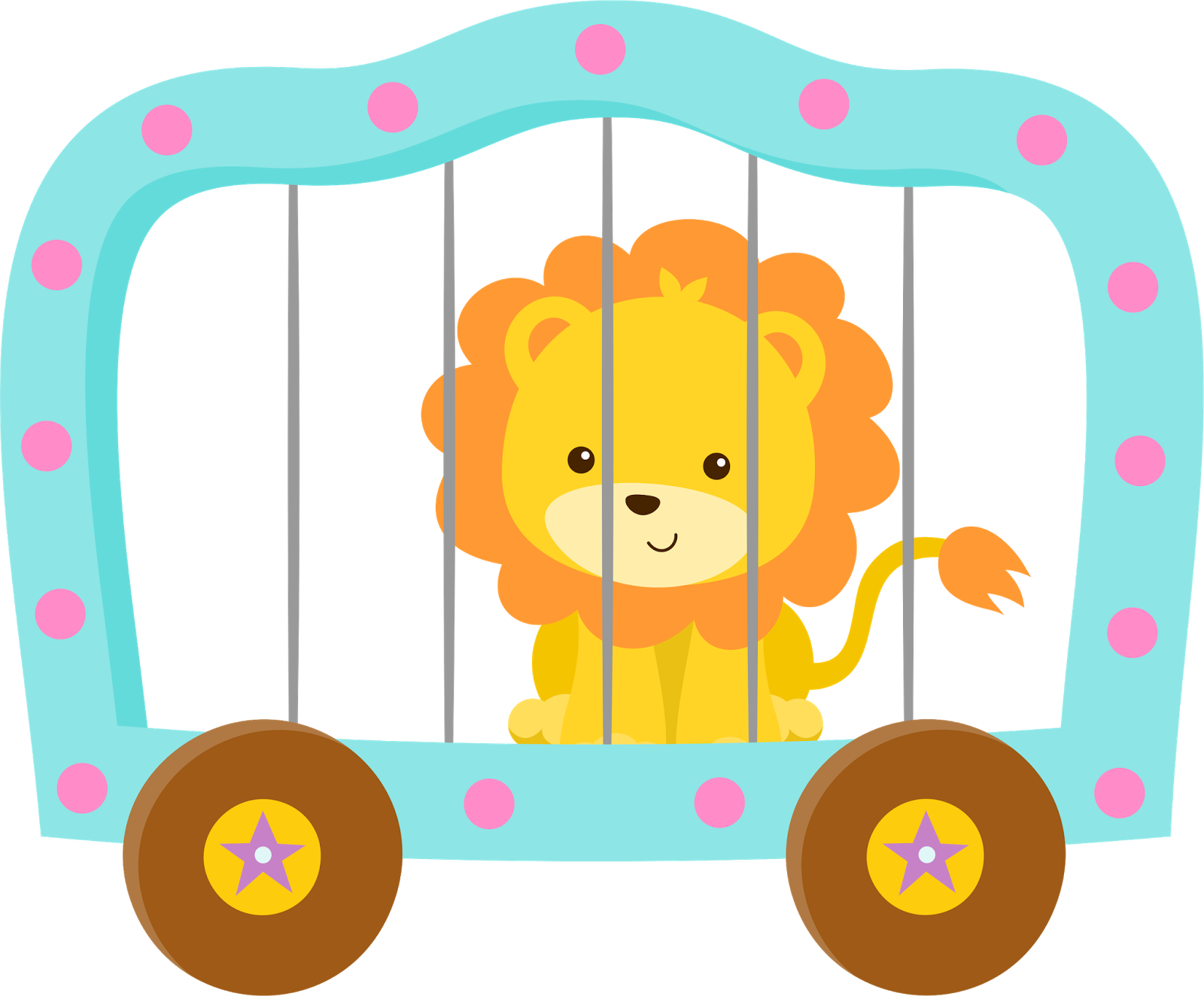 Circus Birthday, Circus Baby, Circus Clown, Circus - Lion Circus Clip Art - Png Download (1600x1324), Png Download