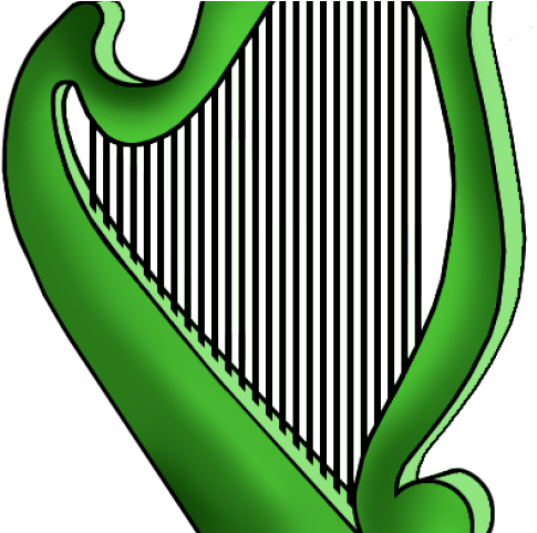 Harp Clipart Clip Art - Harp - Png Download (640x480), Png Download