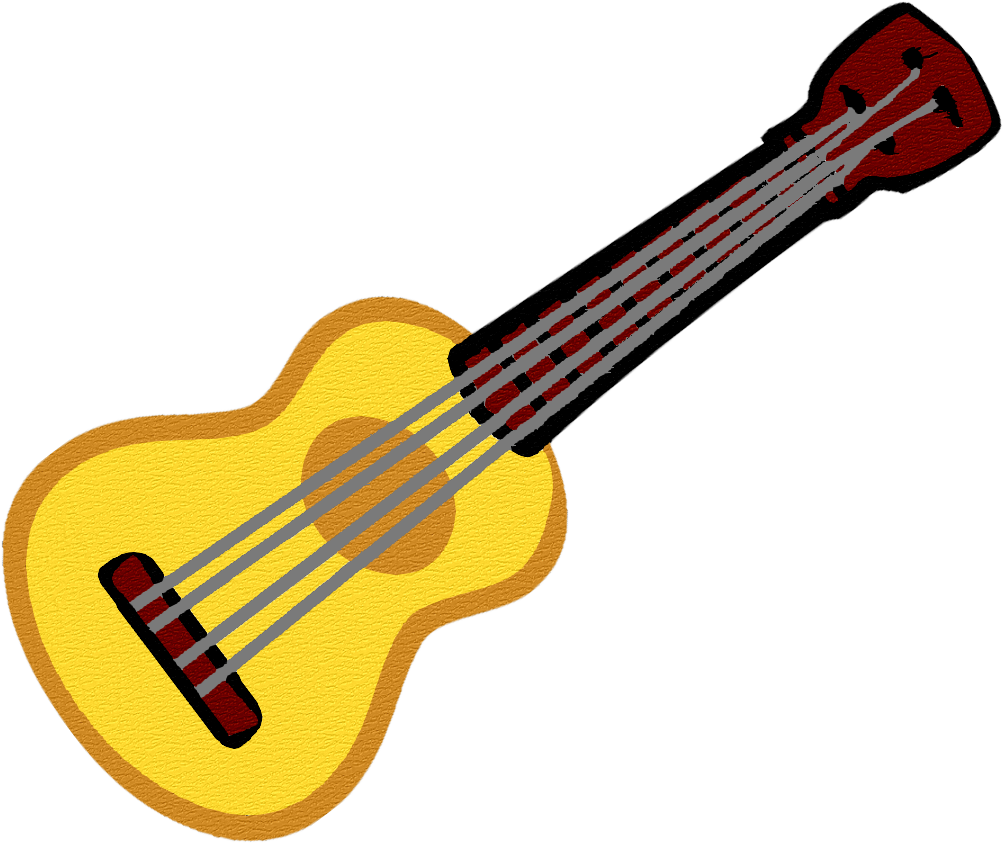 New Images Download Guitar Clipart Transparent Background - Clipart Guitare - Png Download (1003x843), Png Download