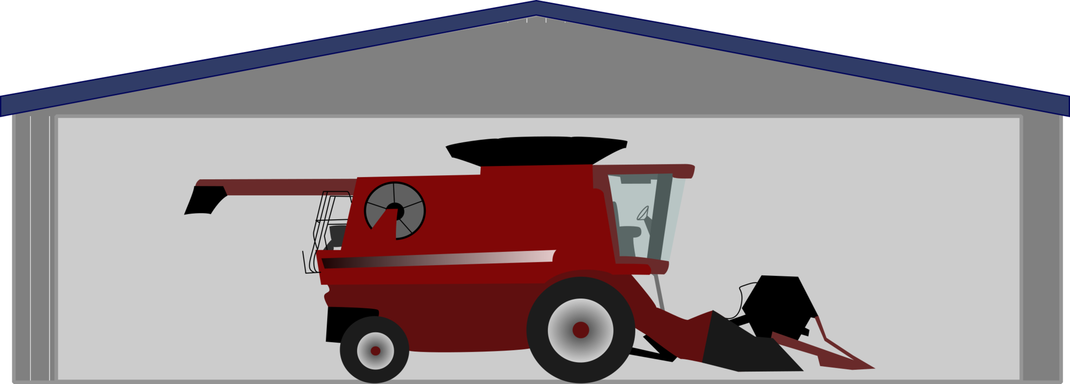 Combine Harvester Computer Icons Farm Agriculture Clipart (946x340), Png Download