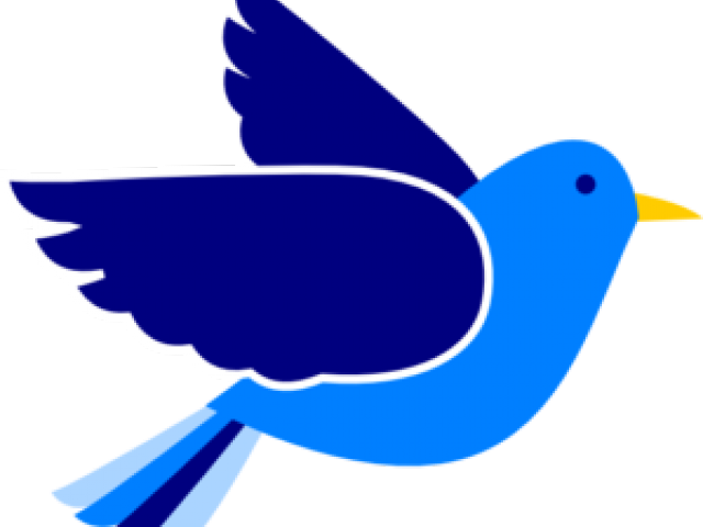 Bluebird Clipart Birdss - Blue Bird Flying Clipart - Png Download (640x480), Png Download