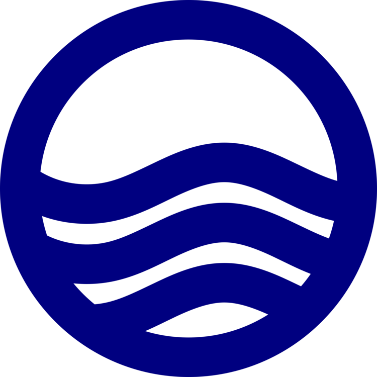 Wind Wave Computer Icons Symbol Wave Vector Clipart (750x750), Png Download