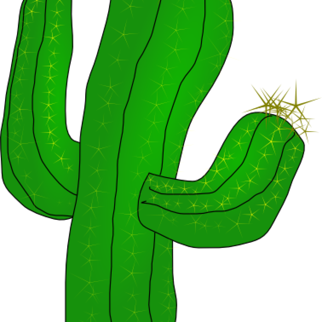 Cactus Clipart Saguaro Cactus Clip Art Free Vector - Png Download (1024x1024), Png Download