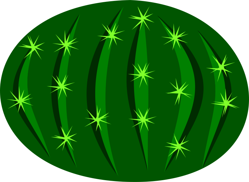 Clip Art Tags - Vektor-cactus3 Grün-schein-kaktus-kaktus-cartoon Grußkarte - Png Download (800x585), Png Download