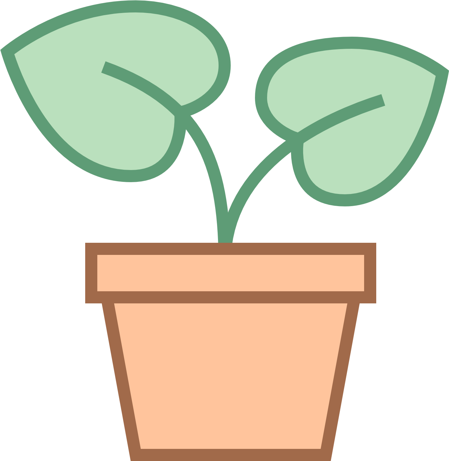 Pot Plant Clipart Many Plant - Png Download (1600x1600), Png Download