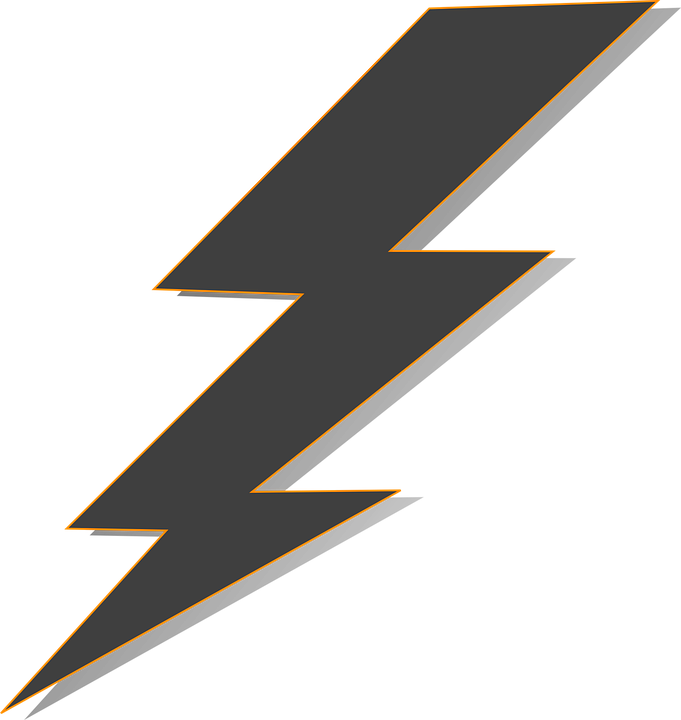 Thunder Clipart Real - Transparent Background Lightning Clipart - Png Download (681x720), Png Download