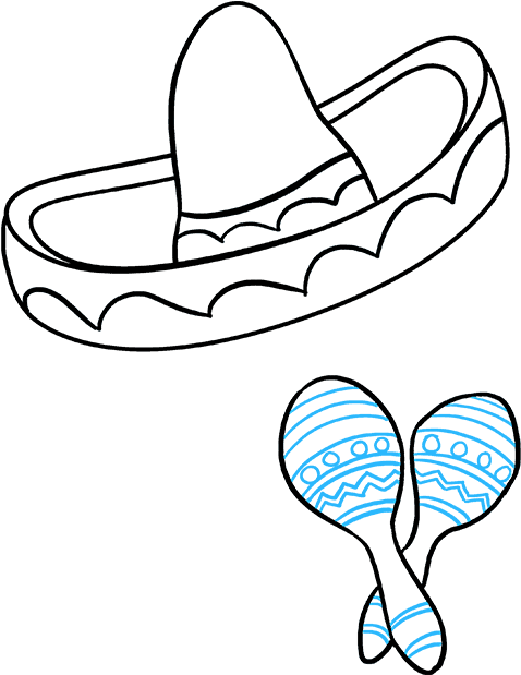 How To Draw Cinco De Mayo Clipart (680x678), Png Download