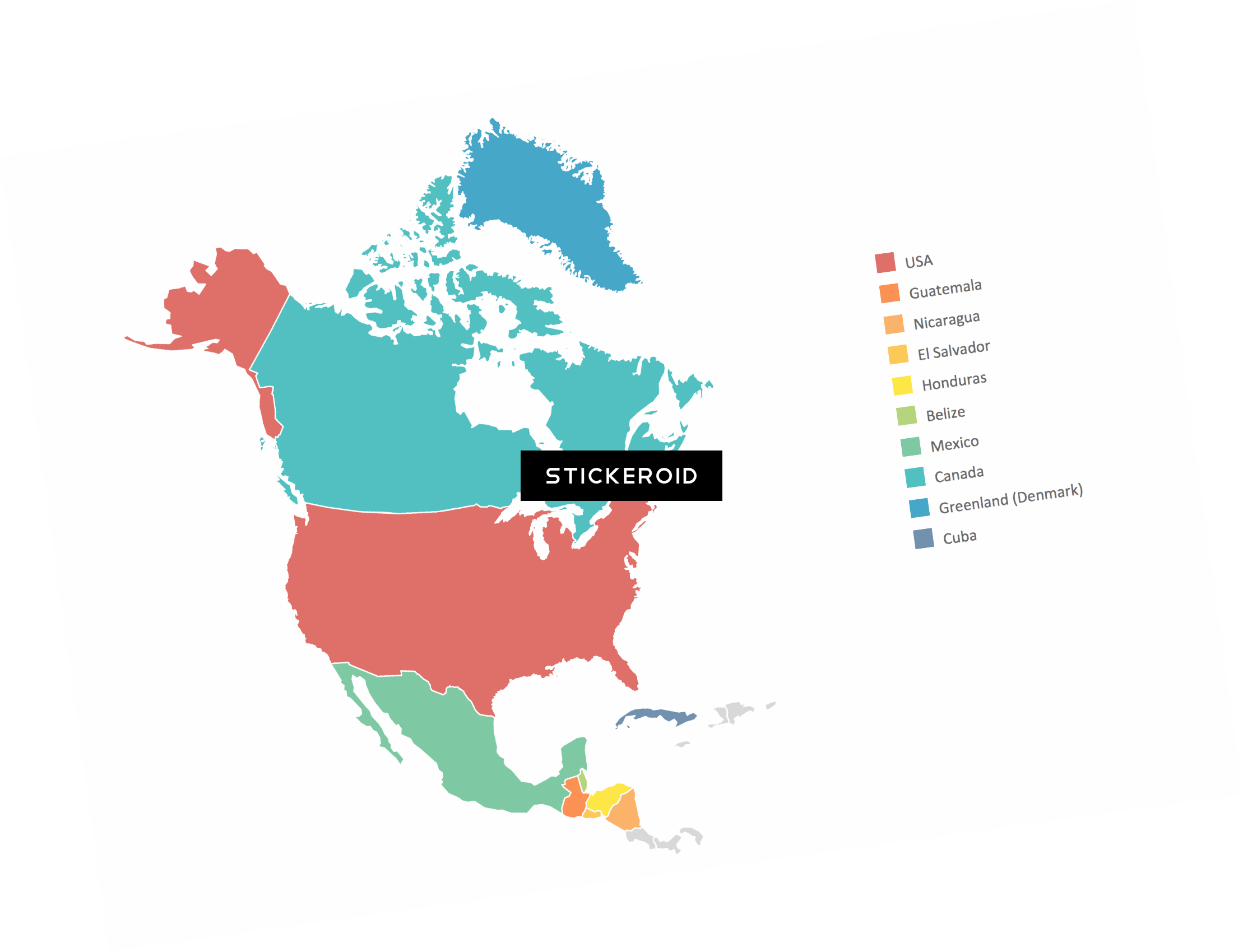 North America Map Clipart (2218x1699), Png Download