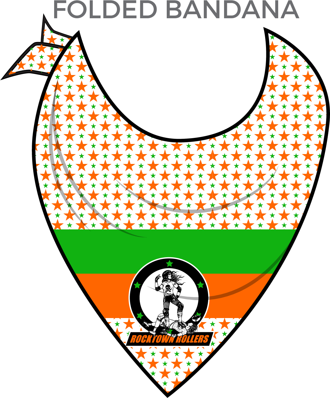 Rocktown Rollers - Bandana Clipart (1501x1501), Png Download