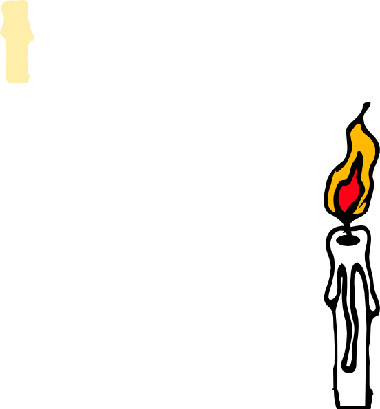 Candle Clipart Png Transparent Png (552x595), Png Download