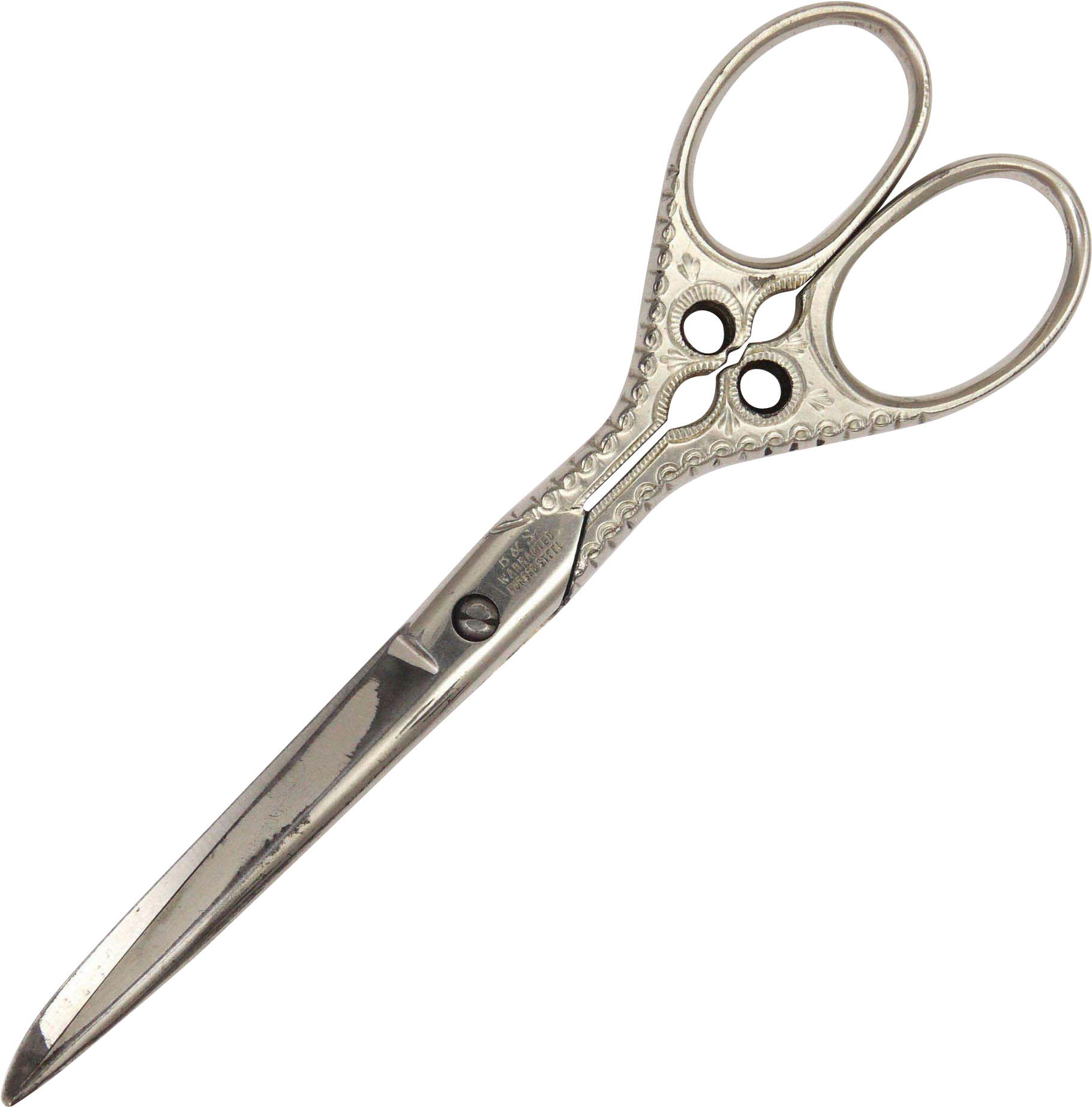 Clip Art Engraved Scissors Png Download Full Size Clipart (2400757