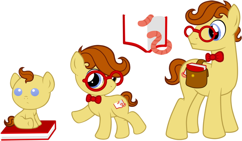 Bookworm Clipart Little - Png Download (900x523), Png Download