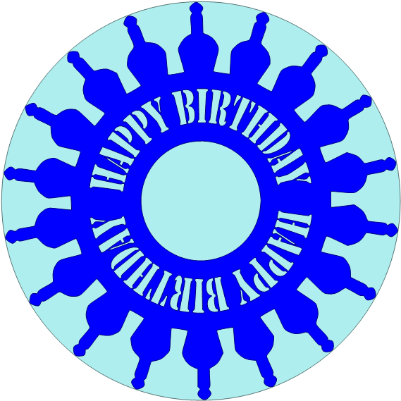 Happy Birthday Doily Clipart (594x594), Png Download