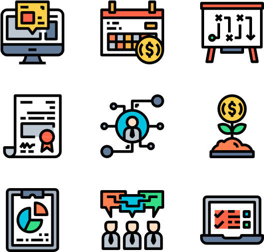 Online Marketing And Strategy 30 Premium Icons Clipart (600x564), Png Download